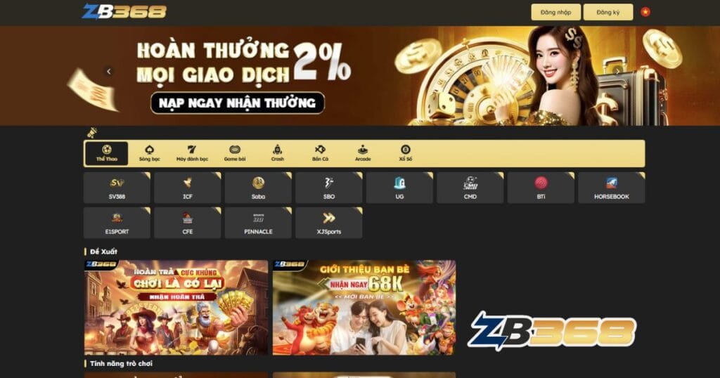 Link vào ZB368 Mới Nhất Không Bị Chặn