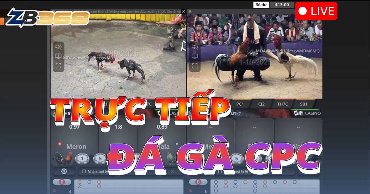 Trực Tiếp Đá Gà Campuchia (CPC) Sắc Nét tại ZB368
